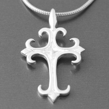 Kreuzanhänger Silber Kreuz orthodox