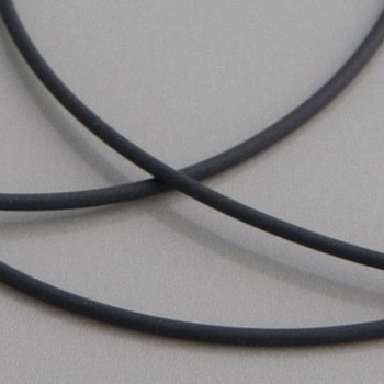 Kautschukband schwarz 1,2mm | Länge 60cm