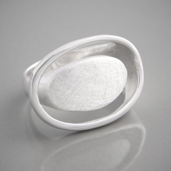 Silberring oval Amilia Ringgröße 60