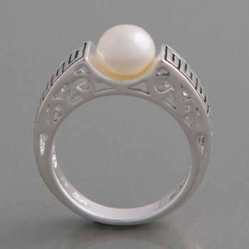 Ring Silber Perle Sherizade Größe 58