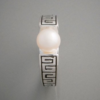 Ring Silber Perle Sherizade Größe 58