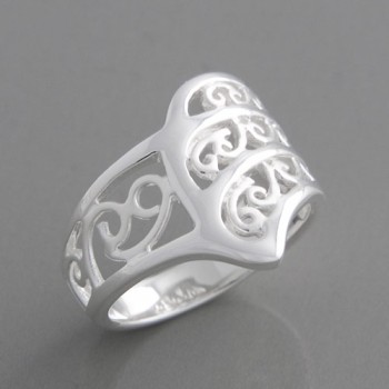 Silberring Hakima 925 Sterling-Silber, Größe 58