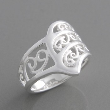 Silberring Hakima 925 Sterling-Silber, Größe 52