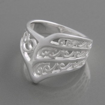 Silberring Hakima 925 Sterling-Silber, Größe 58