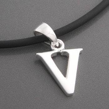 Anhänger Silber Buchstabe V