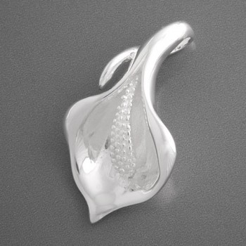 Anhänger Silber Orchidee Callas