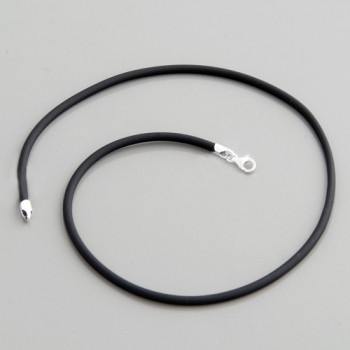 Kautschukband schwarz 3mm | Länge 42cm