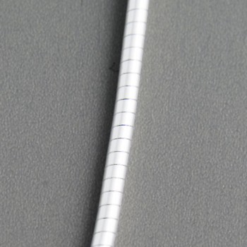 Omega Halsreif Silber 1,3mm | Länge 45cm