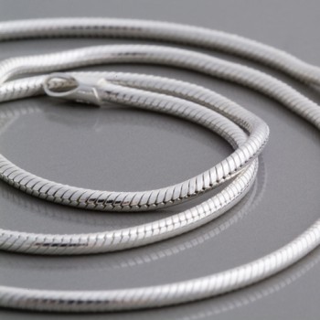 Schlangenkette Silber 1,9mm | Länge 60cm