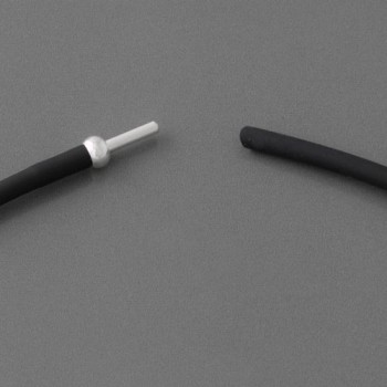 Schlauchkette schwarz, 3mm, Länge 40cm