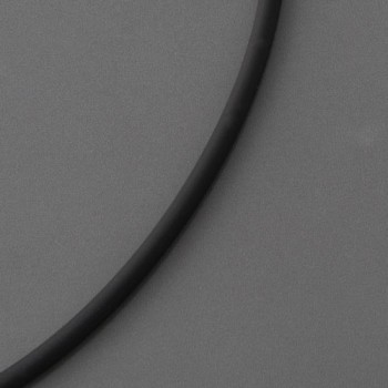 Schlauchkette schwarz, 3mm, Länge 48cm