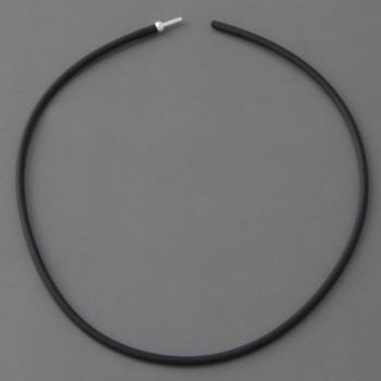 Schlauchkette schwarz, 3mm, Länge 42cm