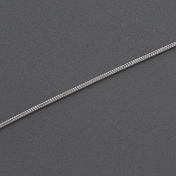 Schlangenkette Silber, 1,2mm | rhodiniert | Länge 50cm