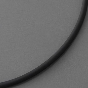 Schlauchkette schwarz, 4mm, Länge 50cm