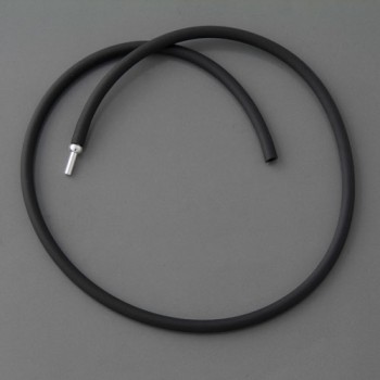 Schlauchkette schwarz, 4mm, Länge 48cm