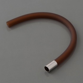 Schlauch-Armband, braun, 19cm