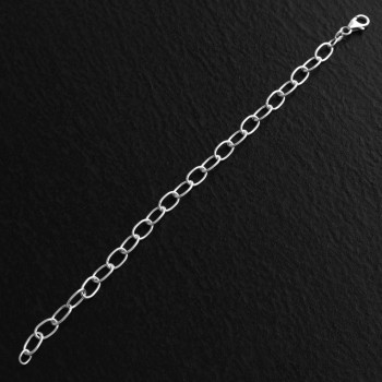 Armband Silber Ovale 19cm