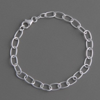Armband Silber Ovale 19cm