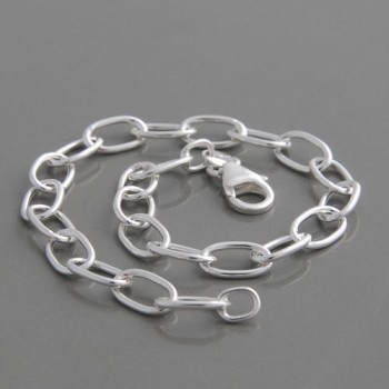 Armband Silber Ovale 19cm