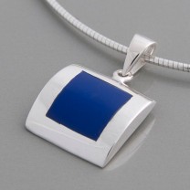 Silberanhänger Lapislazuli blau