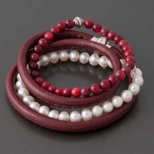 Armband-Set Rouge