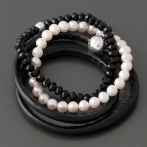 Armband-Set Noir