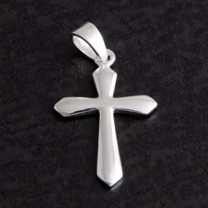 925er Sterling Silberanhänger Lateinisches Kreuz Silber Anhänger Kommunion 