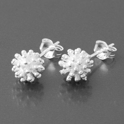 Ohrstecker Silber Igelblume
