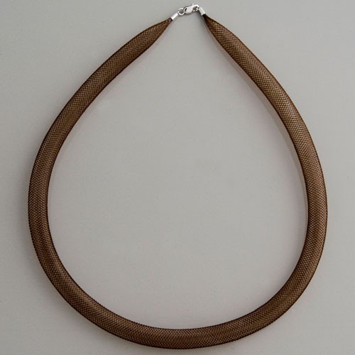 Nylon-Halsreif braun