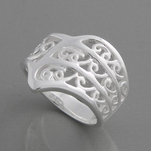 Silberring Hakima 925 Sterling-Silber, Größe 54