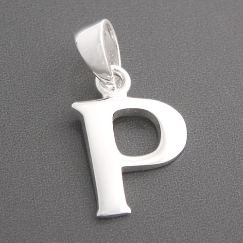 Anhänger Silber Buchstabe P