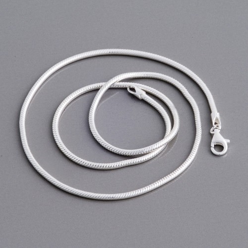 Schlangenkette Silber 1,9mm | Länge 80cm