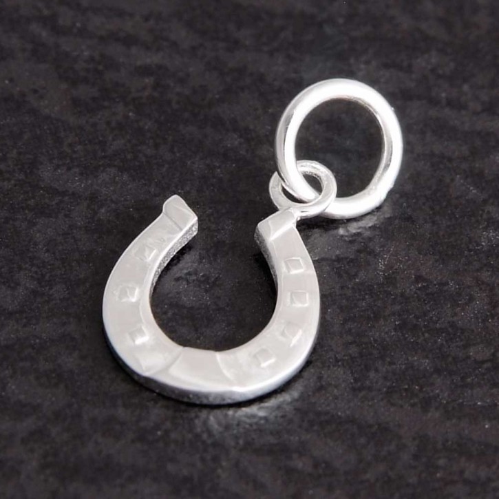 Kettenanhänger Hufeisen Silber