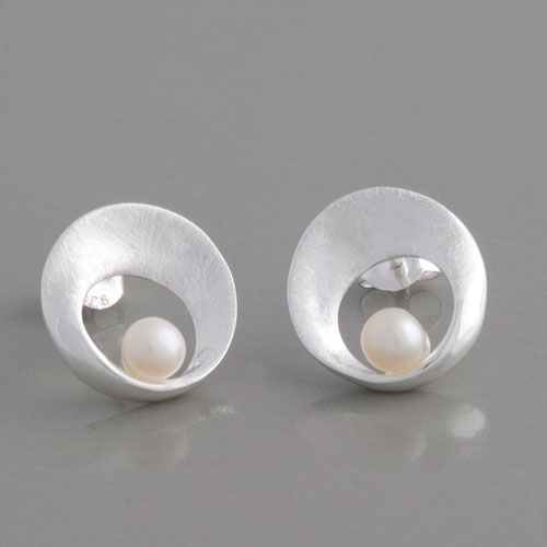 Ohrstecker 925 Silber mit Perle | Traumhafte Ohrringe