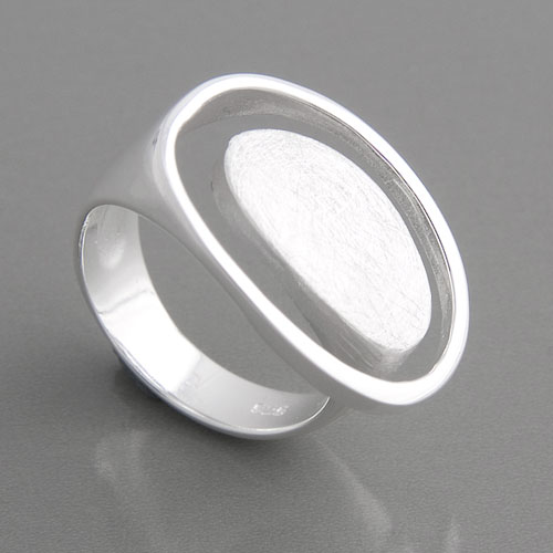 Silberring oval Amilia Ringgröße 60