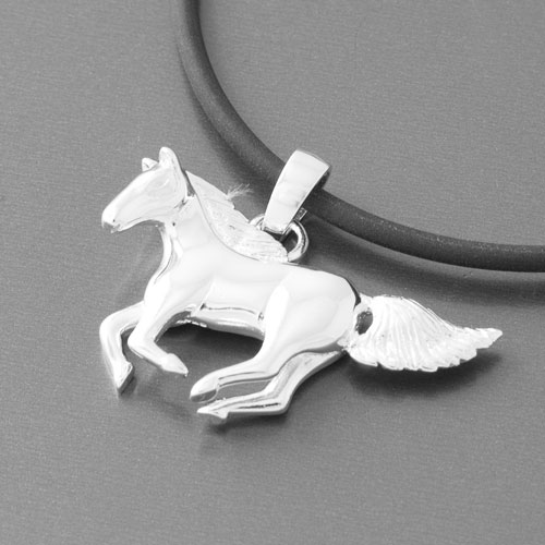 Pferd Anhänger Schmuck Silber | für Pferdeliebhaber